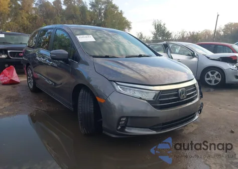 2022 Honda Odyssey Ex-L from USA, damaged, VIN 5FNRL6H7XNB008974